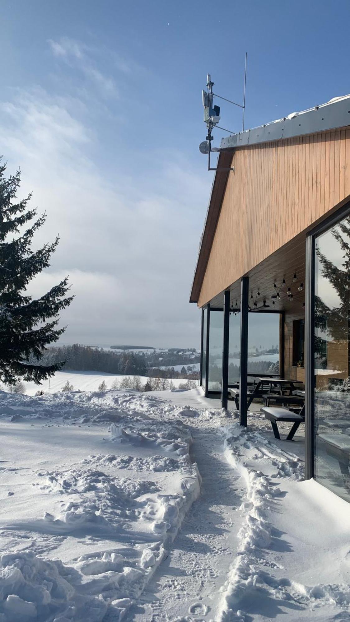Restaurace A Penzion Gansberg Cotkytle 외부 사진